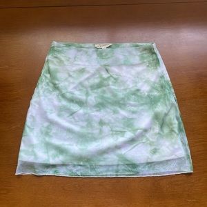 Mesh Mini Skirt